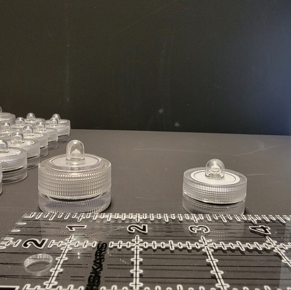 75 Submersible LED Lights, Waterproof Tea Lights, White Submersible Pool Lights - Picture 5 of 5